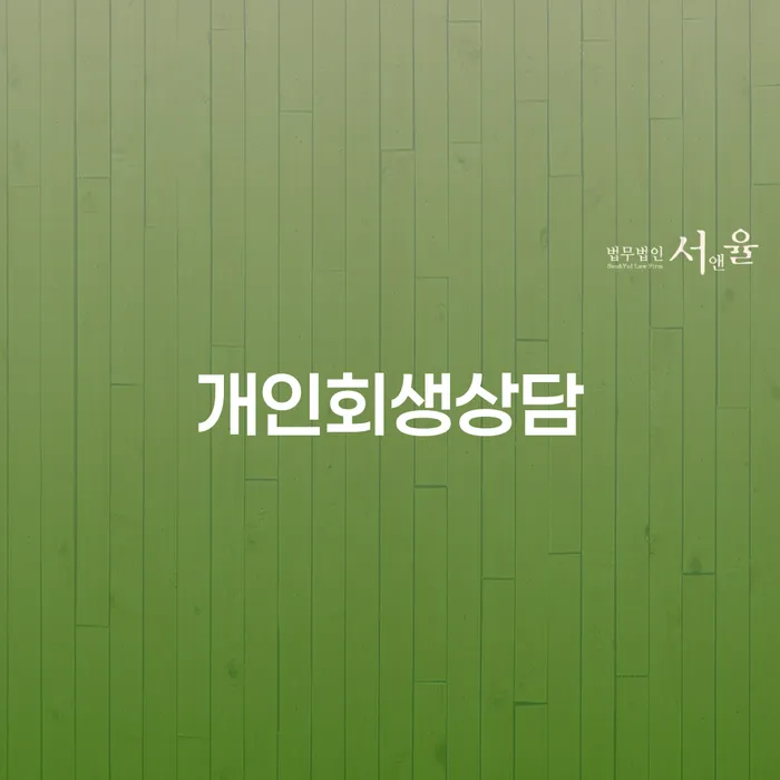 개인회생잘하는곳 개인회생 문제해결방법 하여야 하는 일