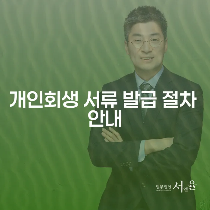 개인회생 서류 발급 절차 안내: 어떻게 준비해야 할까요?
